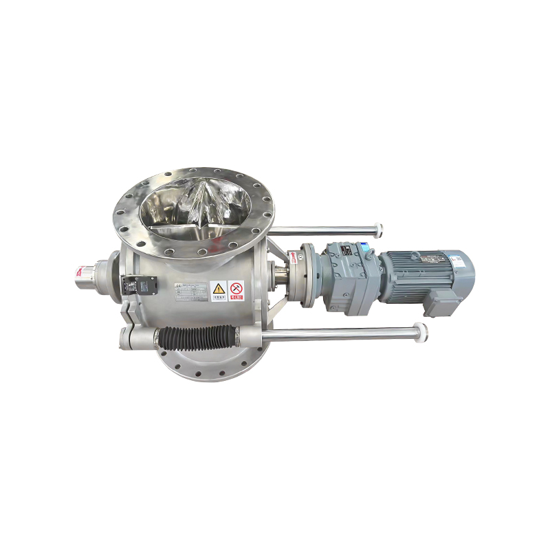 Anti-Stuck Rotary Valve na May Offset na Inlet At Outlet