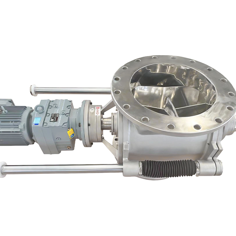 Anti-Stuck Rotary Valve na May Offset na Inlet At Outlet